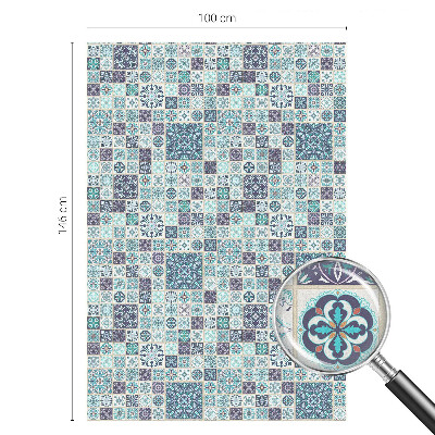 Folija za okna proti soncu Cvetlične ploščice