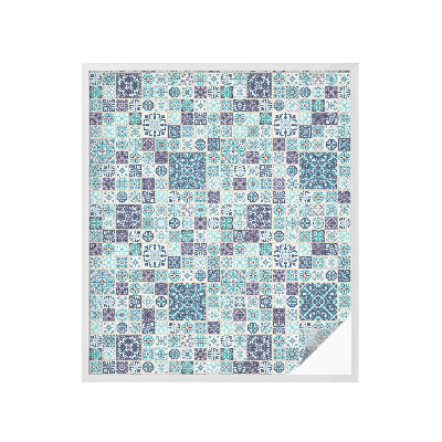 Folija za okna proti soncu Cvetlične ploščice