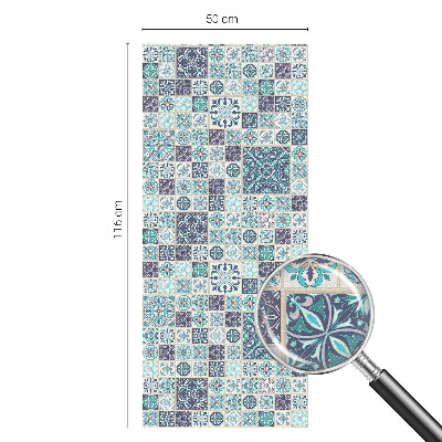 Folija za okna proti soncu Cvetlične ploščice