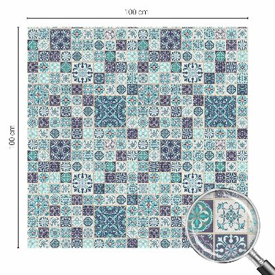 Folija za okna proti soncu Cvetlične ploščice