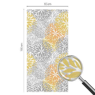 Dekorativna folija za steklo vitraž Barvite rože