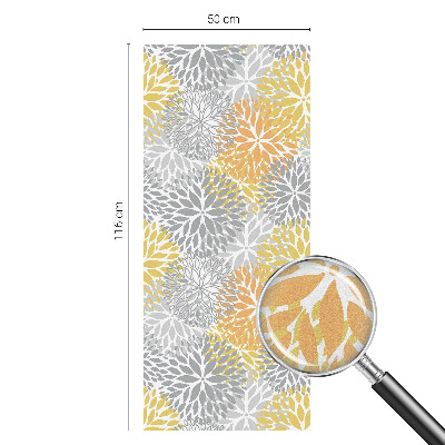 Dekorativna folija za steklo vitraž Barvite rože