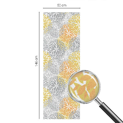 Dekorativna folija za steklo vitraž Barvite rože