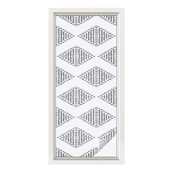 Okenska folija za zaščito pred pogledi Geometrijski diamanti