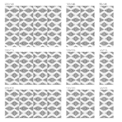 Okenska folija za zaščito pred pogledi Geometrijski diamanti