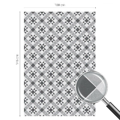 Mlečna folija za okna vitraž Geometrijski vzorci