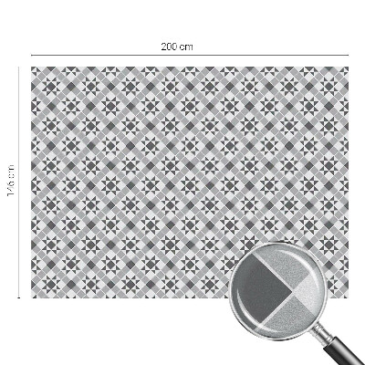 Mlečna folija za okna vitraž Geometrijski vzorci