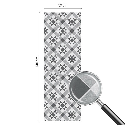 Mlečna folija za okna vitraž Geometrijski vzorci