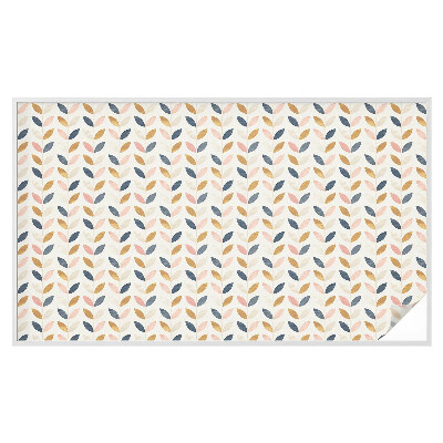 Okenska folija vitraž za zasebnost Vzorec listov