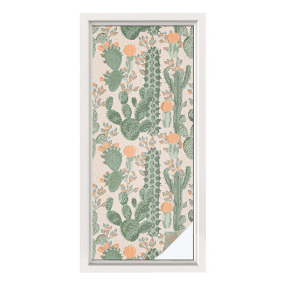 Okenska folija za zaščito pred pogledi Zelene sukulente