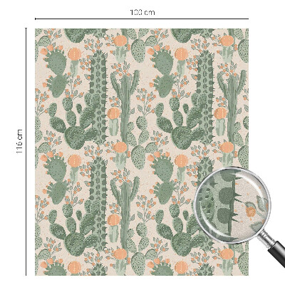 Okenska folija za zaščito pred pogledi Zelene sukulente