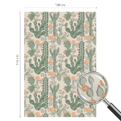 Okenska folija za zaščito pred pogledi Zelene sukulente