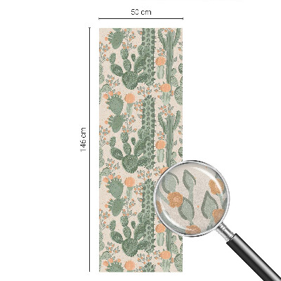 Okenska folija za zaščito pred pogledi Zelene sukulente