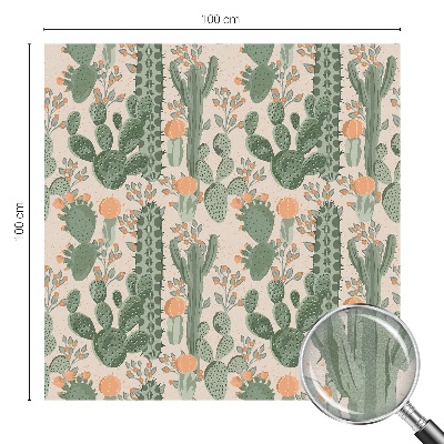 Okenska folija za zaščito pred pogledi Zelene sukulente