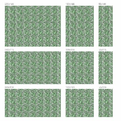 Folija za okna proti soncu Zelena harmonija