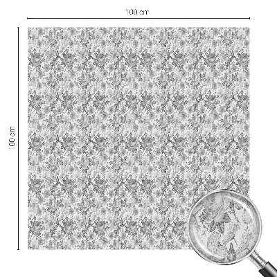 Dekorativna folija za steklo vitraž Cvetlična eleganca