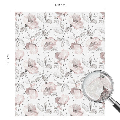 Folija za okna proti soncu Listi vrtnice