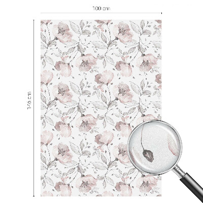 Folija za okna proti soncu Listi vrtnice