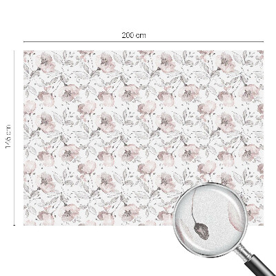 Folija za okna proti soncu Listi vrtnice