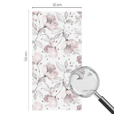 Folija za okna proti soncu Listi vrtnice