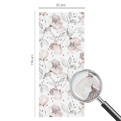 Folija za okna proti soncu Listi vrtnice