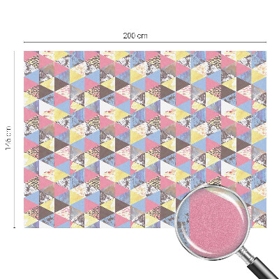 Okenska folija za zaščito pred pogledi Barviti trikotniki