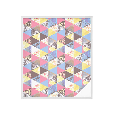 Okenska folija za zaščito pred pogledi Barviti trikotniki