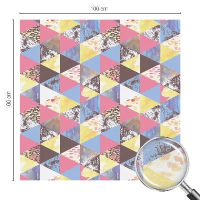 Okenska folija za zaščito pred pogledi Barviti trikotniki