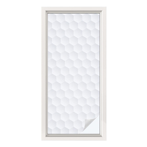 Dekorativna folija za steklo vitraž Beli mozaik