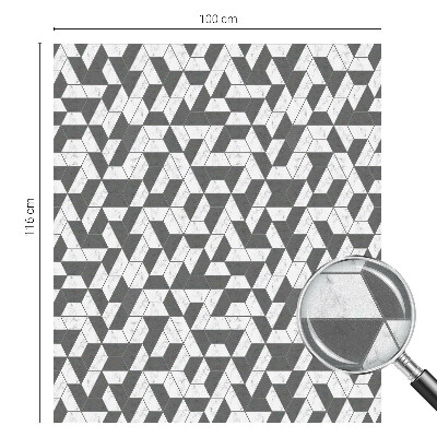 Dekorativna folija za steklo vitraž Geometrijske iluzije