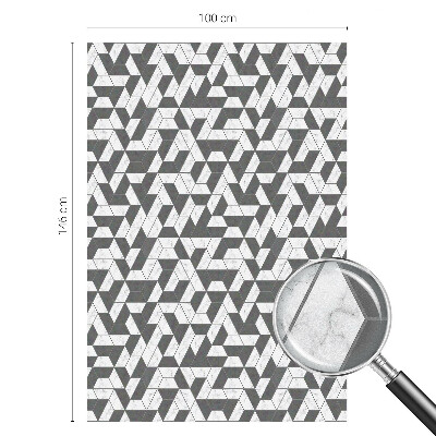 Dekorativna folija za steklo vitraž Geometrijske iluzije