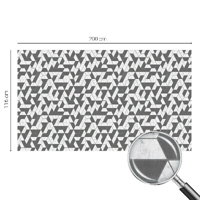 Dekorativna folija za steklo vitraž Geometrijske iluzije