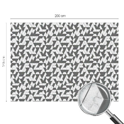 Dekorativna folija za steklo vitraž Geometrijske iluzije