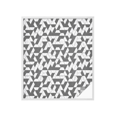 Dekorativna folija za steklo vitraž Geometrijske iluzije