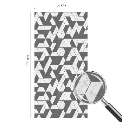 Dekorativna folija za steklo vitraž Geometrijske iluzije