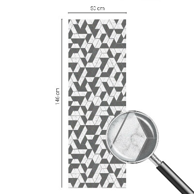 Dekorativna folija za steklo vitraž Geometrijske iluzije