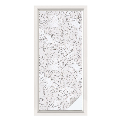 Folija za okna proti soncu Rastlinski okras