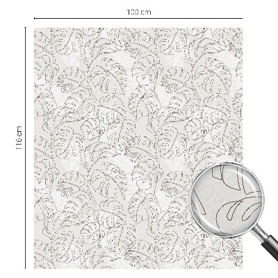 Folija za okna proti soncu Rastlinski okras