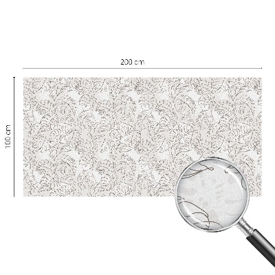 Folija za okna proti soncu Rastlinski okras