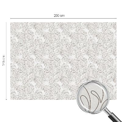 Folija za okna proti soncu Rastlinski okras