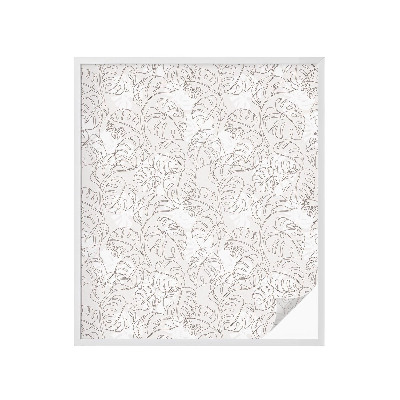 Folija za okna proti soncu Rastlinski okras