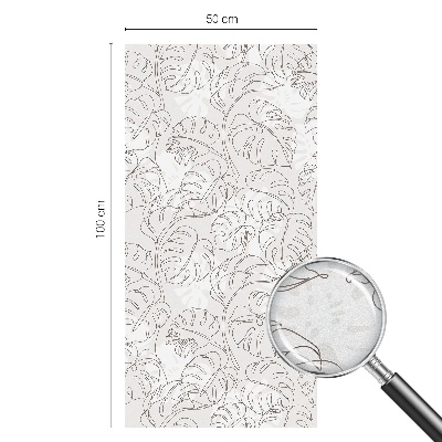 Folija za okna proti soncu Rastlinski okras