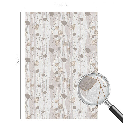 Okenska folija za zaščito pred pogledi Elegantni listi