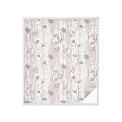 Okenska folija za zaščito pred pogledi Elegantni listi