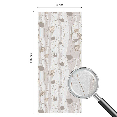 Okenska folija za zaščito pred pogledi Elegantni listi