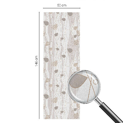 Okenska folija za zaščito pred pogledi Elegantni listi