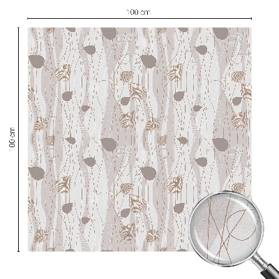 Okenska folija za zaščito pred pogledi Elegantni listi