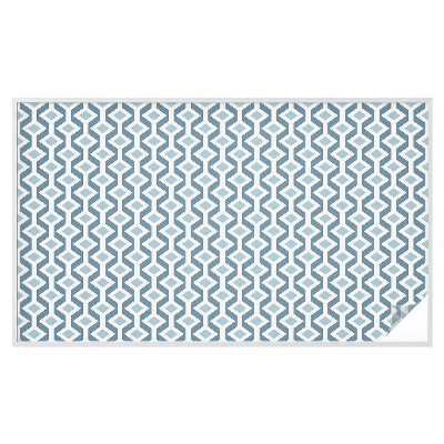 Okenska folija vitraž za zasebnost Geometrijski vzorec