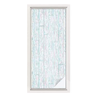 Dekorativna folija za steklo vitraž Leseni vzorec