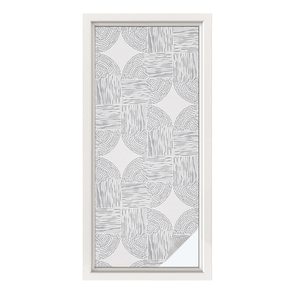 Okenska folija za zaščito pred pogledi Mirna simetrija